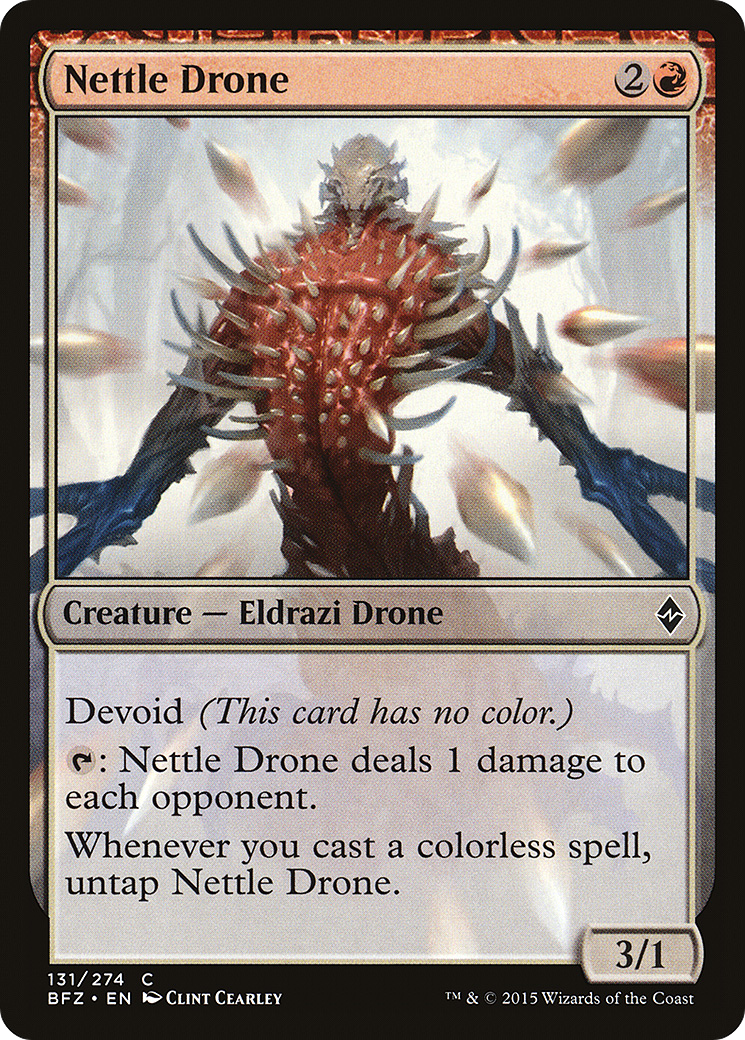 Nettle Drone (BFZ-131) - Battle for Zendikar: (devoid)