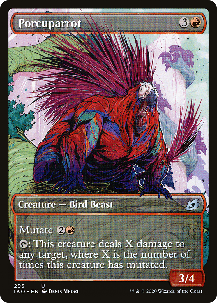 Porcuparrot (Showcase) (IKO-293) - Ikoria: Lair of Behemoths: (Showcase) Foil