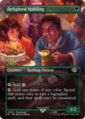 Delighted Halfling (0402) (PRE-402) - Tales of Middle-earth Promos (Borderless) Foil