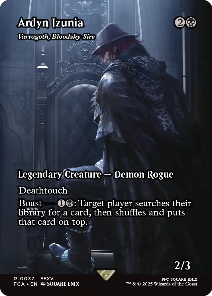 Ardyn Izunia - Varragoth, Bloodsky Sire (Showcase) (FCA-037) - FINAL FANTASY: Through the Ages / Ardyn Izunia (Borderless) Foil