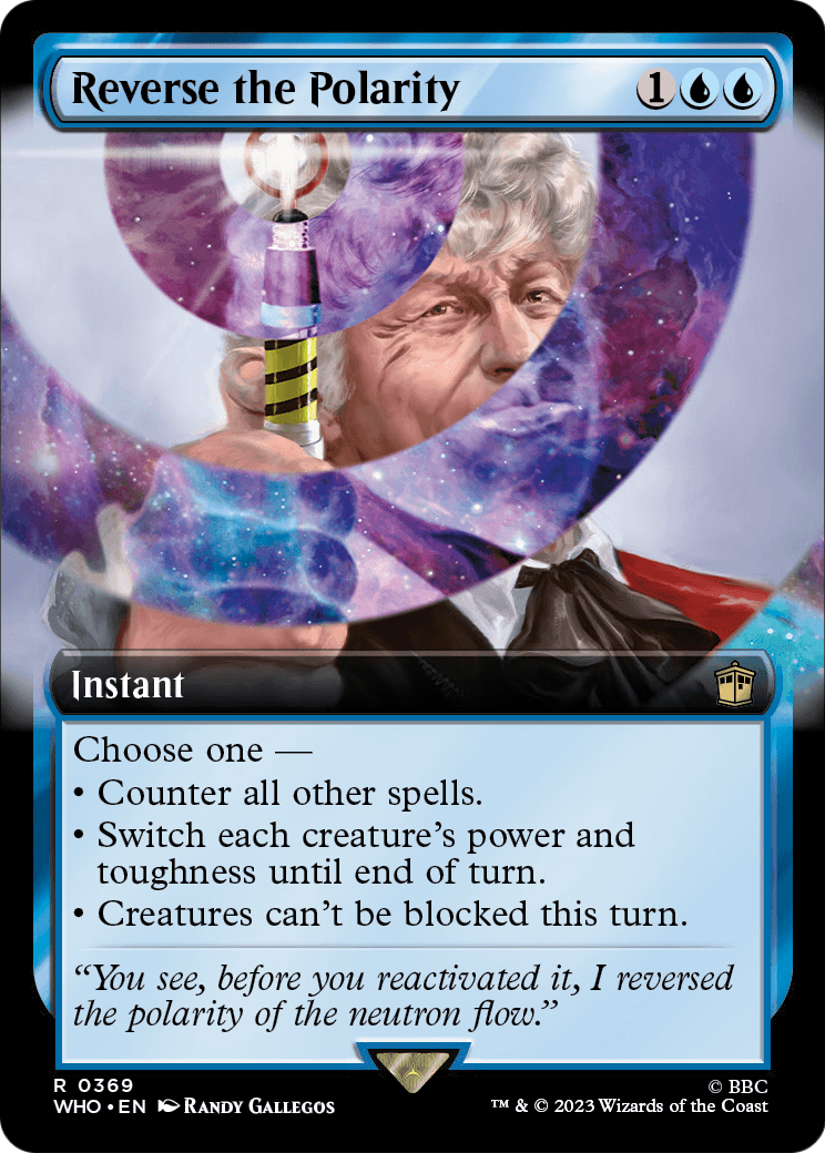 Reverse the Polarity (Extended Art) (WHO-369) - Doctor Who: (Extended Art) Foil
