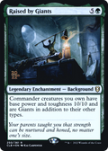 Raised by Giants (PRE-250) - Battle for Baldur's Gate Promos Foil