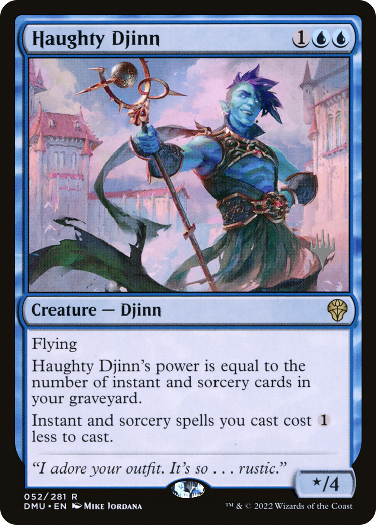 Haughty Djinn (PPDMU-052) - Dominaria United Promos