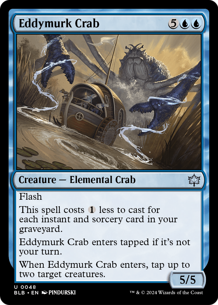 Eddymurk Crab (BLB-048) - Bloomburrow