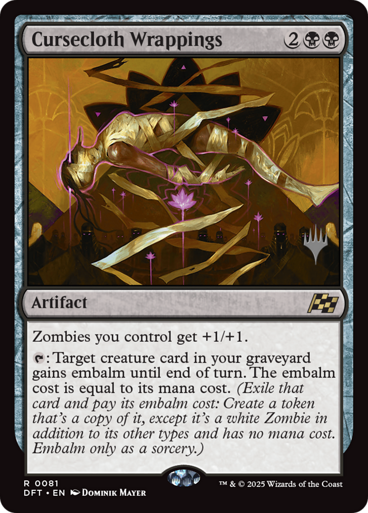 Cursecloth Wrappings (PPDFT-081) - Promo Pack: Aetherdrift Foil