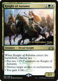 Knight of Autumn (PRE-183S) - Guilds of Ravnica Promos Foil