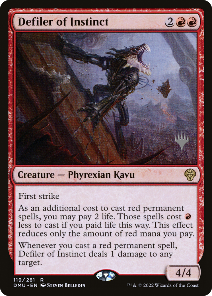 Defiler of Instinct (PPDMU-119) - Dominaria United Promos