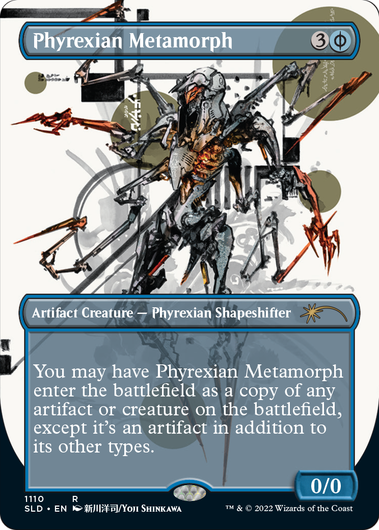 Phyrexian Metamorph (Borderless) (SLD-1110) - Secret Lair Drop Foil