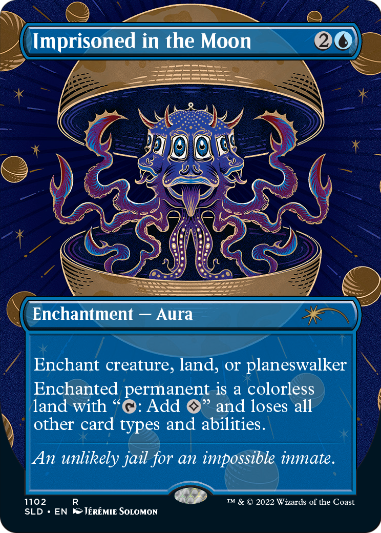 Imprisoned in the Moon (Borderless) (SLD-1102) - Secret Lair Drop