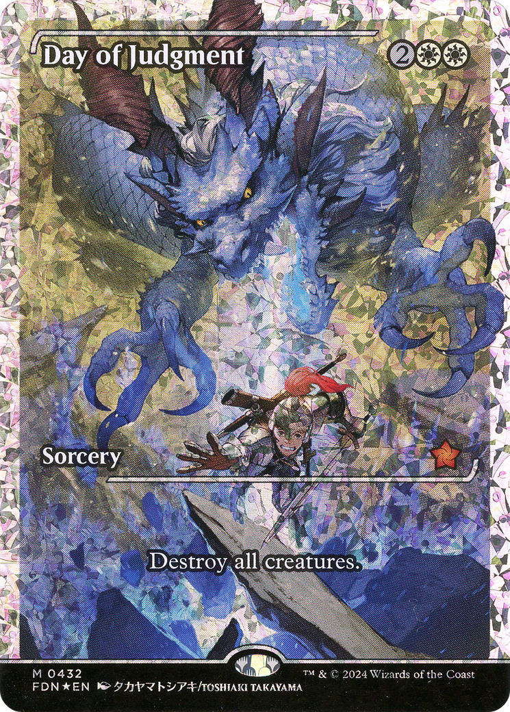 Day of Judgment (Showcase) (Fracture Foil) (FDN-432) - Foundations: (Showcase) Foil