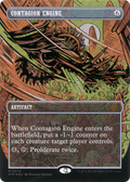 Contagion Engine (Textured Foil) (OTP-078) - Breaking News (Borderless) Foil