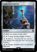Sonic Screwdriver (0789) (Surge Foil) (WHO-789) - Doctor Who Foil