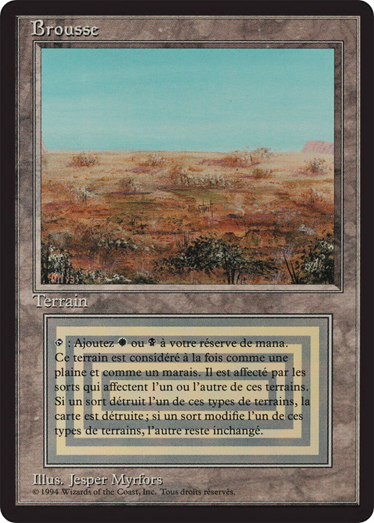 Scrubland (FBB-) - Foreign Black Border