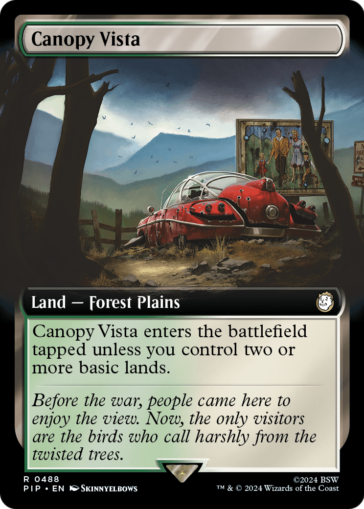 Canopy Vista (Extended Art) (PIP-488) - Fallout: (Extended Art) Foil