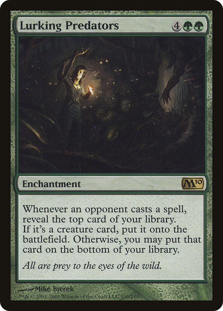 Lurking Predators (M10-190) - Magic 2010