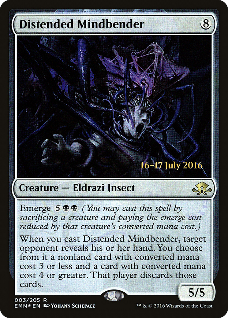 Distended Mindbender (PRE-03S) - Eldritch Moon Promos Foil