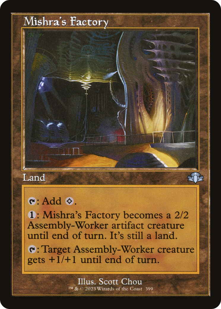 Mishra's Factory (Retro Frame) (DMR-399) - Dominaria Remastered Foil