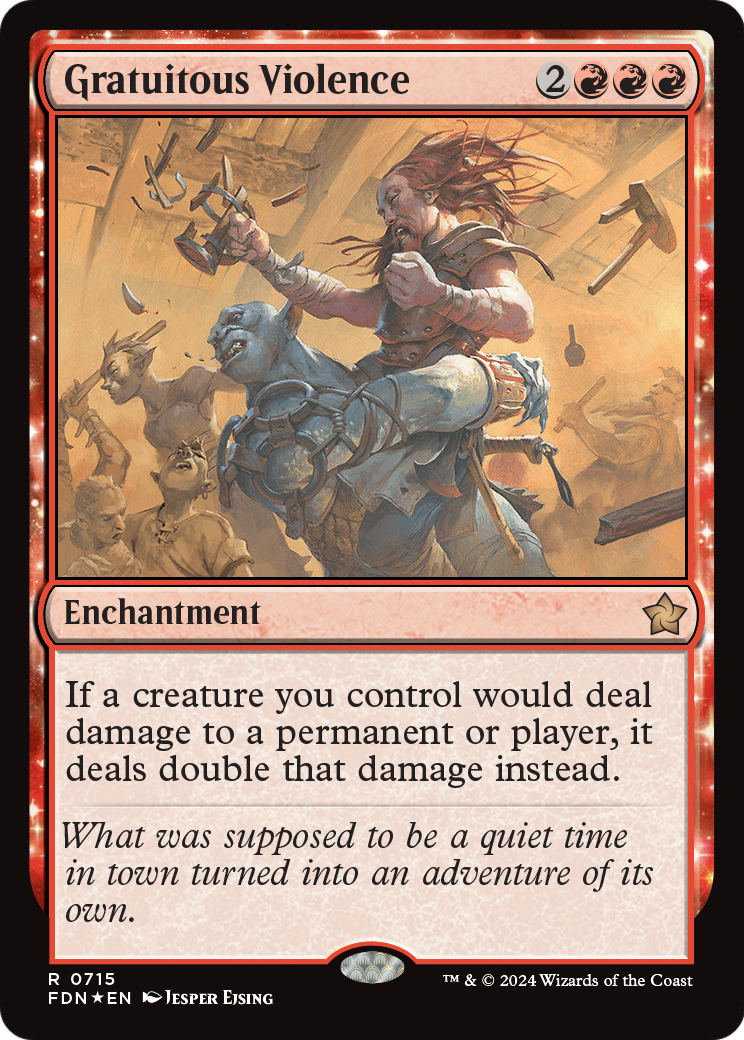 Gratuitous Violence (FDN-715) - Foundations: (enchantment) Foil
