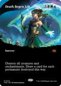 Death Begets Life (Borderless) (TDM-354) - Tarkir: Dragonstorm: (Showcase) Foil