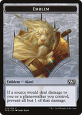 Emblem - Ajani Steadfast (M15-013) - Magic 2015 Tokens