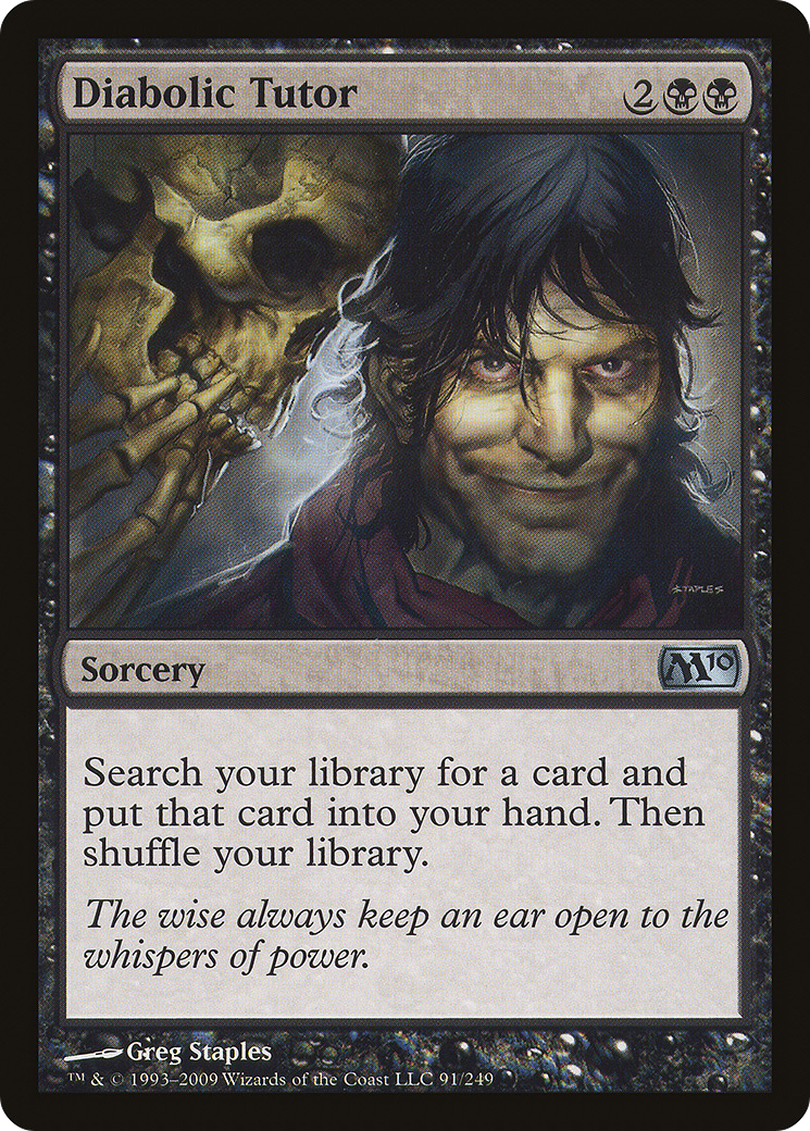 Diabolic Tutor (M10-091) - Magic 2010