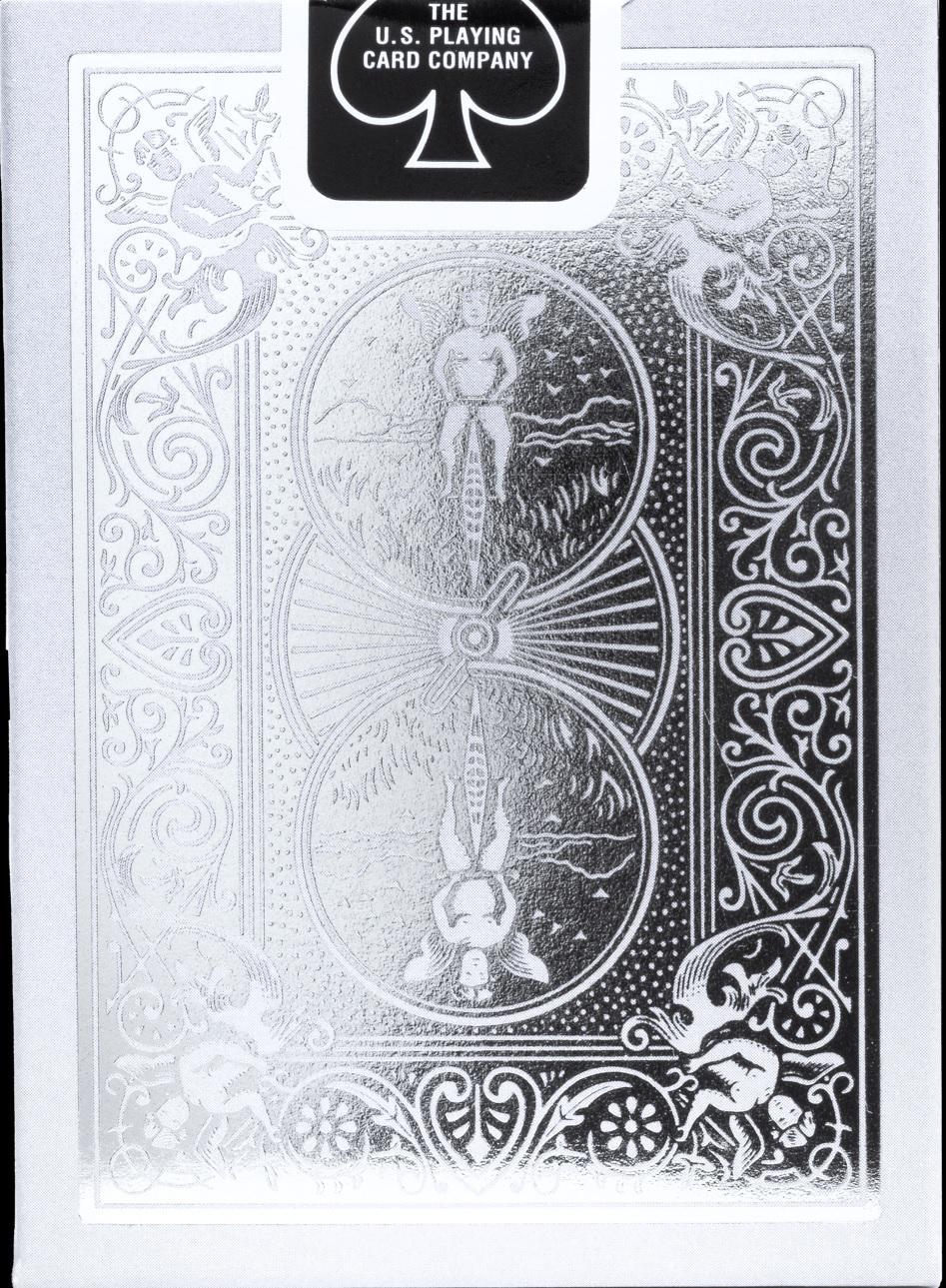Bicycle Playing Cards: Metalluxe Silver
