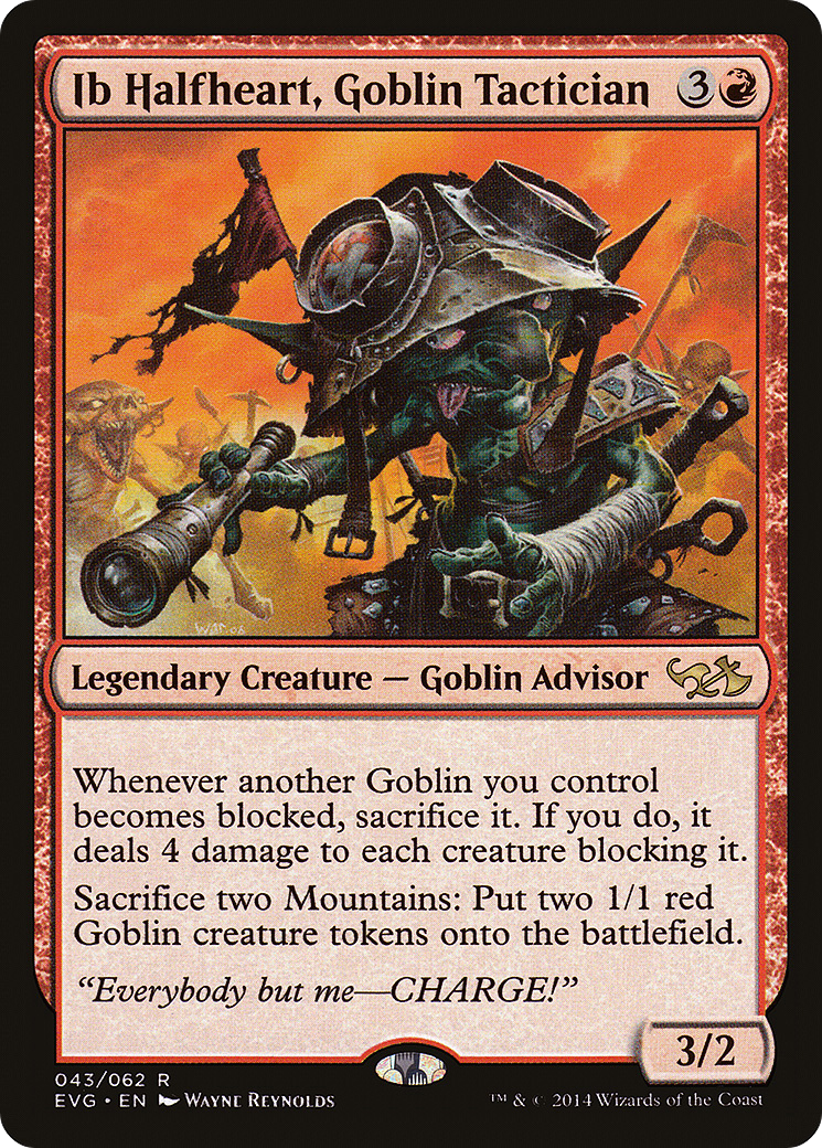 Ib Halfheart, Goblin Tactician (DD3-) - Duel Decks Anthology: Elves vs. Goblins