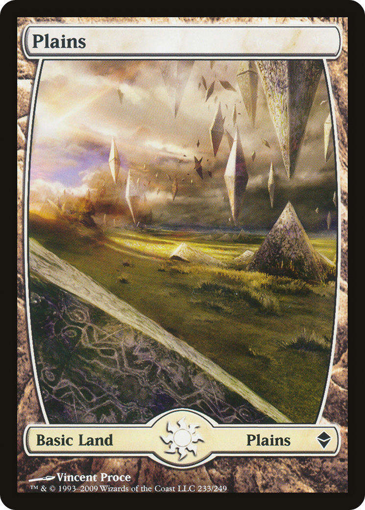 Plains (233) - Full Art (ZEN-233) - Zendikar