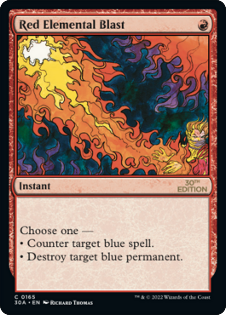 Red Elemental Blast (30A-165) - 30th Anniversary Edition