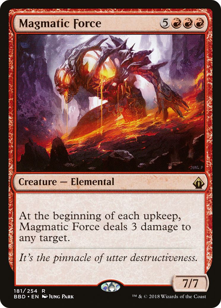 Magmatic Force (BBD-181) - Battlebond Foil