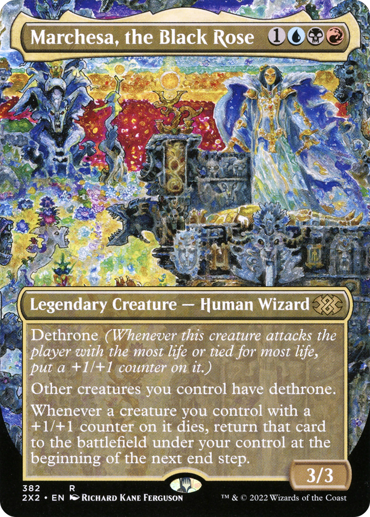 Marchesa, the Black Rose (Borderless) (2X2-382) - Double Masters 2022