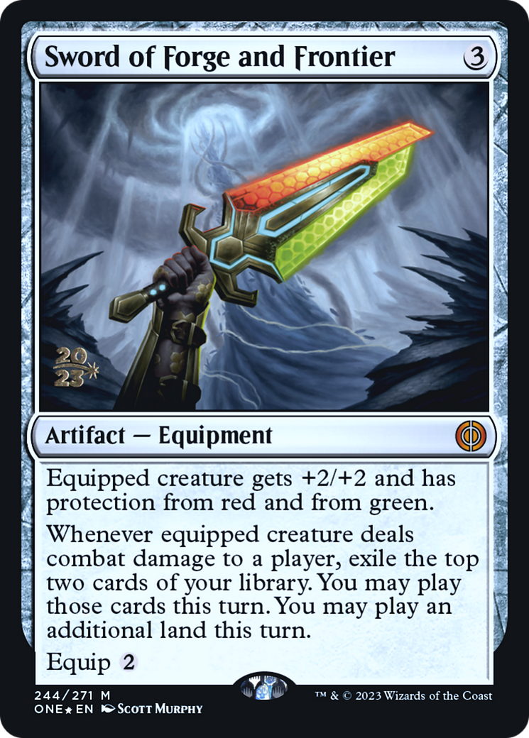Sword of Forge and Frontier (PRE-244) - Phyrexia: All Will Be One Promos Foil