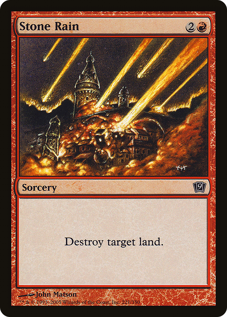 Stone Rain (9ED-221) - 9th Edition