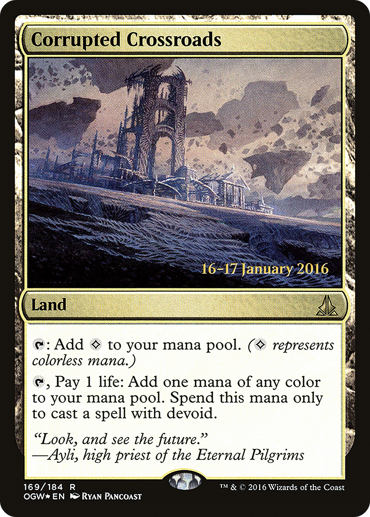 Corrupted Crossroads (PRE-169) - Oath of the Gatewatch Promos Foil