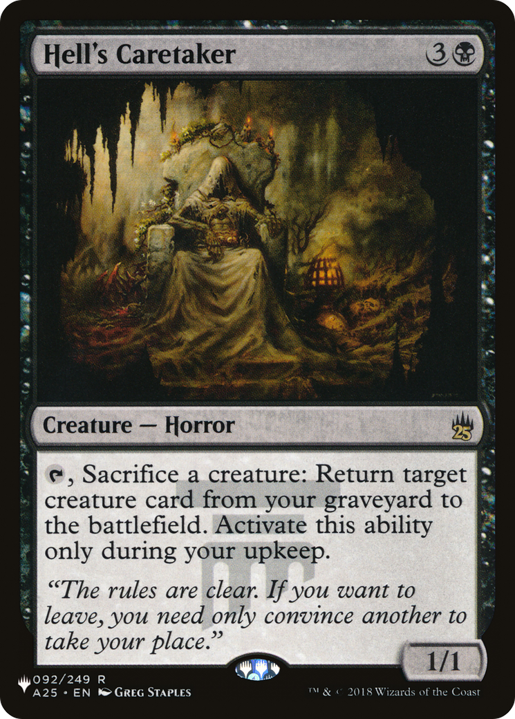 Hell's Caretaker (LIST-092/249) - The List