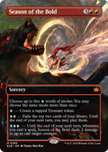Season of the Bold (Borderless) (BLB-285) - Bloomburrow: (Showcase) Foil