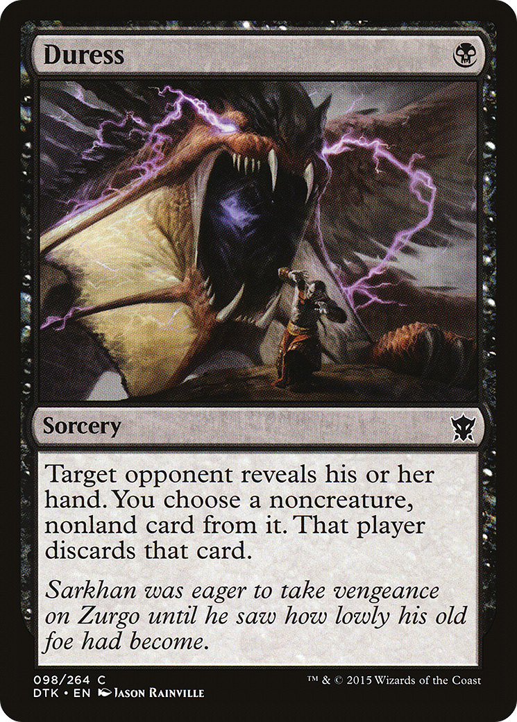 Duress (DTK-098) - Dragons of Tarkir