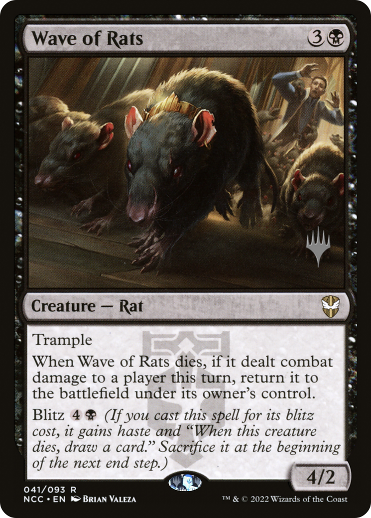 Wave of Rats (PPSNC-041) - New Capenna Commander Promos Foil