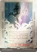 Sword of the Animist (Rainbow Foil) (SLD-1642) - Secret Lair Drop (Borderless) Foil