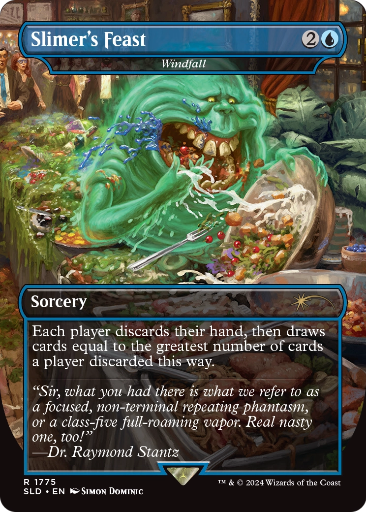 Slimer's Feast - Windfall (SLD-1775) - Secret Lair Drop / Slimer's Feast (Borderless)