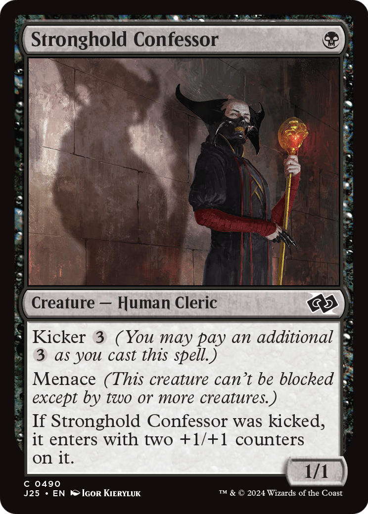 Stronghold Confessor (J25-490) - Foundations Jumpstart