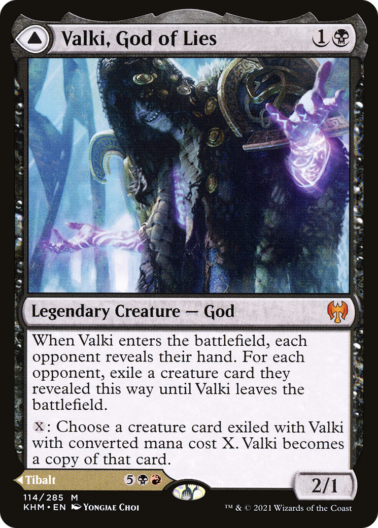 Valki, God of Lies (KHM-114) - Kaldheim Foil