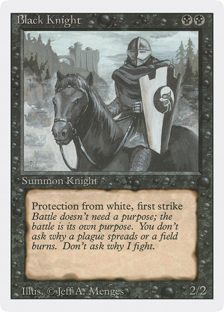 Black Knight (3ED-) - Revised Edition