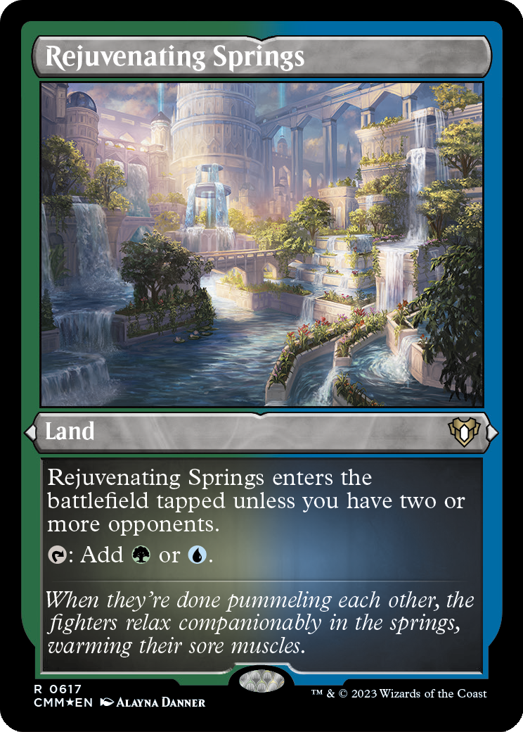 Rejuvenating Springs (Foil Etched) (CMM-617) - Commander Masters Foil