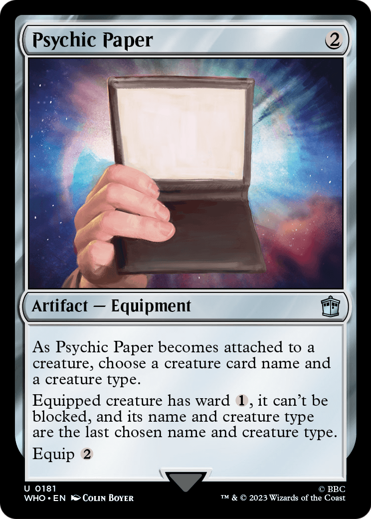 Psychic Paper (WHO-181) - Doctor Who