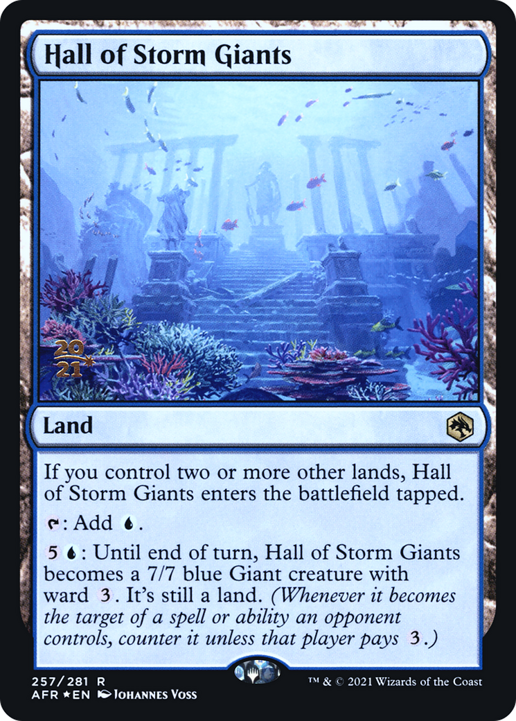 Hall of Storm Giants (PRE-257S) - Adventures in the Forgotten Realms Promos Foil