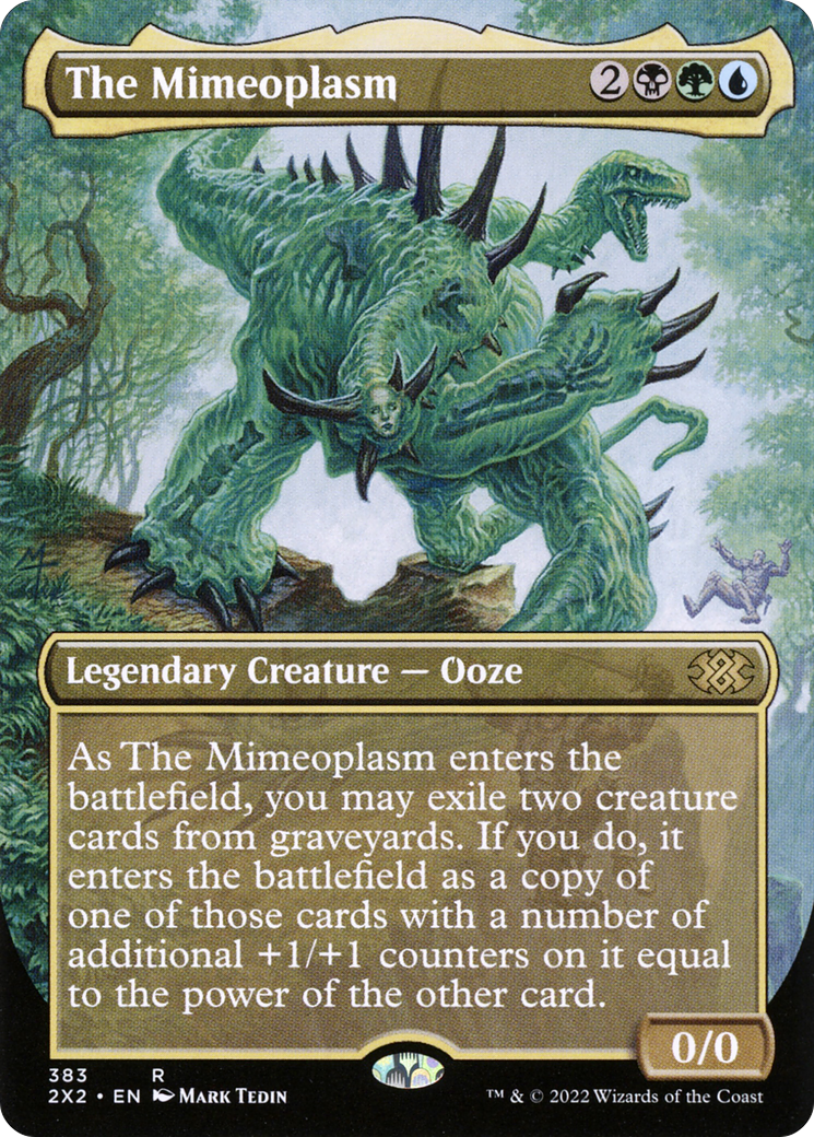 The Mimeoplasm (Borderless) (2X2-383) - Double Masters 2022 Foil