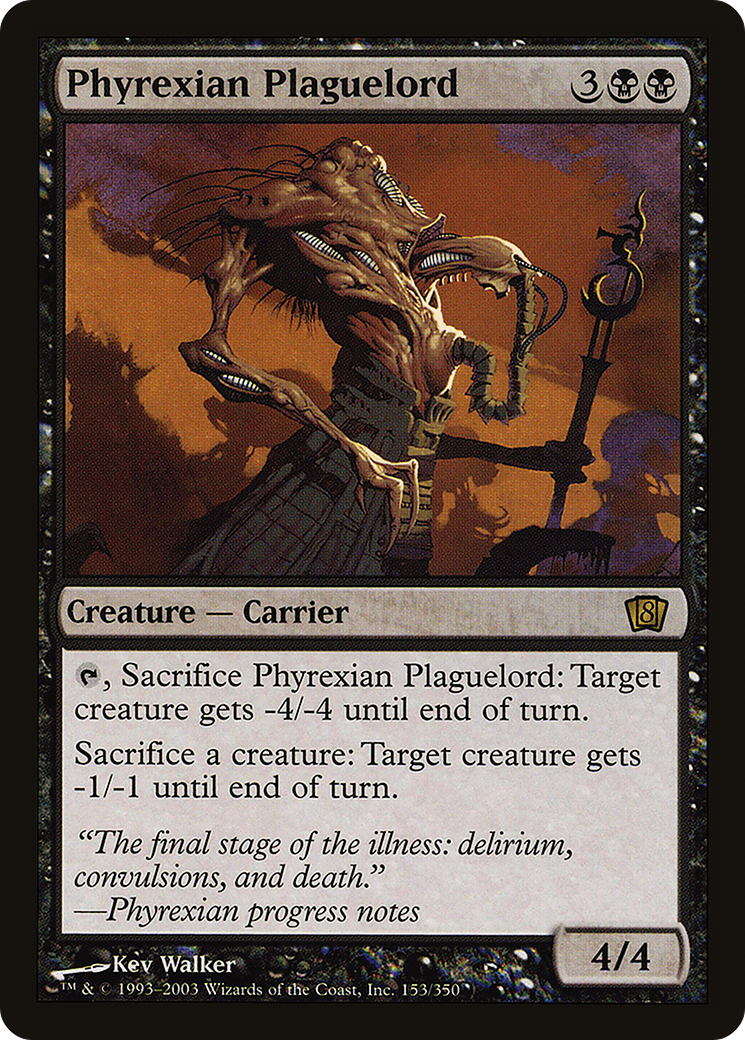 Phyrexian Plaguelord (8ED-153) - 8th Edition Foil