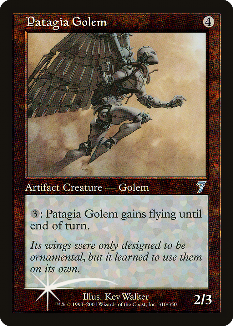 Patagia Golem (7ED-310★) - 7th Edition Foil