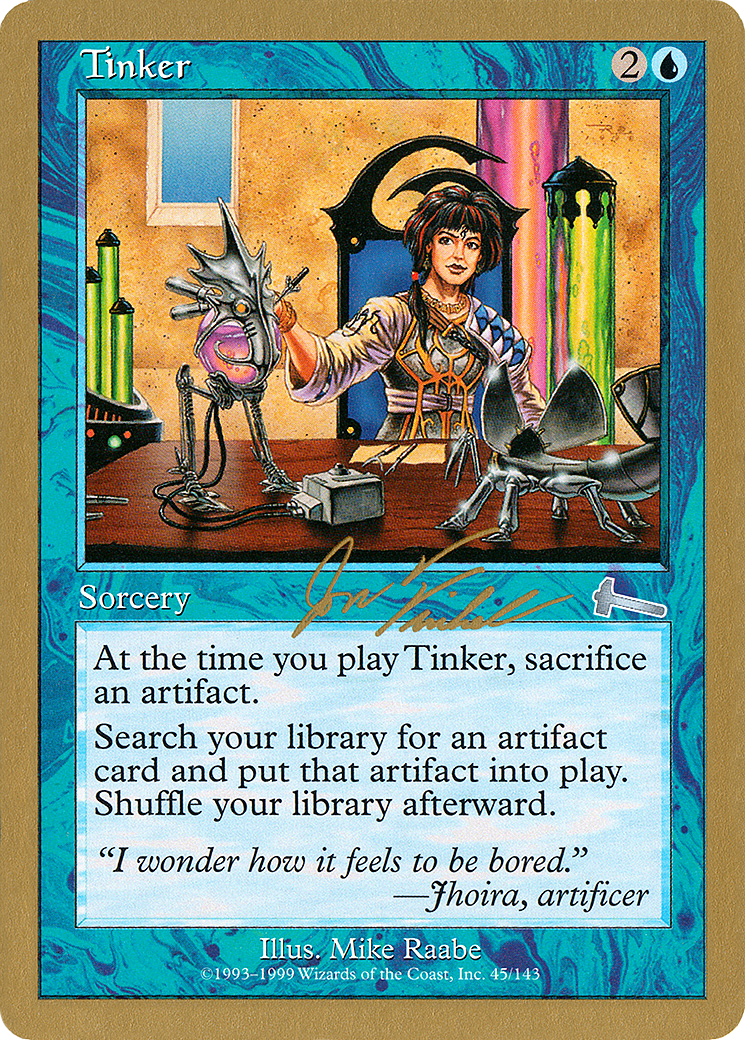 Tinker - 2000 Jon Finkel (ULG) (WCD-) - World Championship Decks 2000